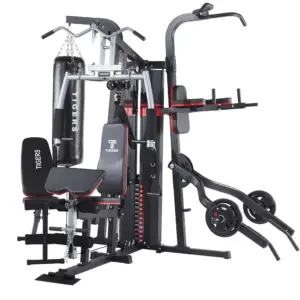 4 Station Multi-Gym Equipment With Shoulder Press.