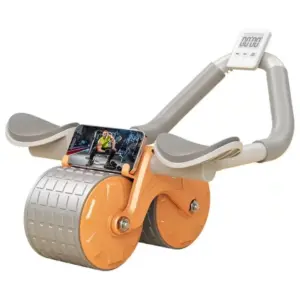Automatic Rebound Abdominal Wheel with Elbow Support 2 in 1 Abs Roller